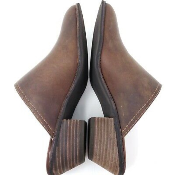 HP💝G.H.Bass Nikki Tan Leather Booties sz 7 - Picture 6 of 7